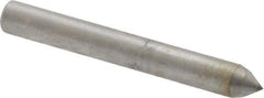 Made in USA - 1" Long x 1/8" Shank Diam Single Point Diamond Dresser - 70° Included Angle - Eagle Tool & Supply