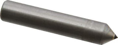 Made in USA - 1/4 Carat Single Pencil Point Diamond Dresser - 2" Long x 3/8" Shank Diam, 75° Included Angle - Eagle Tool & Supply