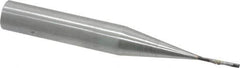 Made in USA - 1/32" Point Diam Rat Tail Radius Dresser - 3" Long x 3/8" Shank Diam - Eagle Tool & Supply