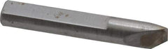 Made in USA - 0.005" Single Point Diamond Dresser - 1-9/16" Long x 1/4" Shank Diam, 40° Included Angle - Eagle Tool & Supply