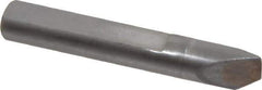 Made in USA - 0.01" Single Point Diamond Dresser - 1-9/16" Long x 1/4" Shank Diam, 40° Included Angle - Eagle Tool & Supply