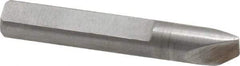 Made in USA - 0.025" Single Point Diamond Dresser - 1-9/16" Long x 1/4" Shank Diam, 40° Included Angle - Eagle Tool & Supply