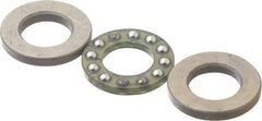 Boston Gear - 3/8" Inside x 11/16" Outside Diam, 9/32" Thick, Stainless Steel Ball Thrust Bearing - Eagle Tool & Supply