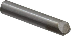 Value Collection - 1/3 Carat Single Point Chisel Edge Diamond - 2" Long x 3/8" Shank Diam, 60° Included Angle - Eagle Tool & Supply