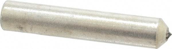 Norton - 1/2 Carat Single Point Diamond Dresser - 2" Long x 3/8" Shank Diam, 60° Included Angle - Eagle Tool & Supply