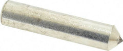 Norton - 3/4 Carat Single Point Diamond Dresser - 2" Long x 7/16" Shank Diam, 90° Included Angle - Eagle Tool & Supply