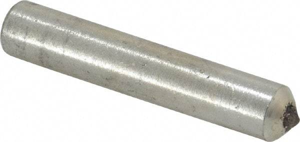 Norton - 1 Carat Single Point Diamond Dresser - 2" Long x 3/8" Shank Diam, 60° Included Angle - Eagle Tool & Supply