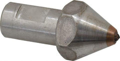 Norton - 1/3 Carat Single Point Diamond Dresser - 1-7/16" Long x 7/16" Shank Diam, 60° Included Angle - Eagle Tool & Supply