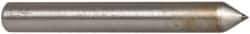 Norton - 1" Long x 1/8" Shank Diam Single Point Diamond Dresser - Convex Radius, 60° Included Angle - Eagle Tool & Supply