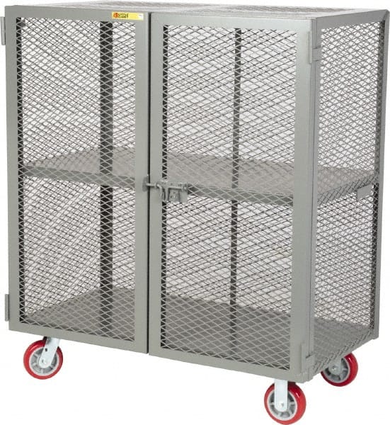 Little Giant - 2 Door, 2 Tier, Mobile Storage Locker - Eagle Tool & Supply