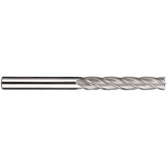 SGS - 1", 3" LOC, 1" Shank Diam, 6" OAL, 4 Flute, Solid Carbide Square End Mill - Single End, AlTiN Finish, Spiral Flute, 30° Helix, Centercutting, Right Hand Cut, Right Hand Flute, Series 1EL - Eagle Tool & Supply