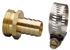 Nelson - 3/4 Garden Hose Fitting - Brass, Male Connector - Eagle Tool & Supply