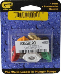 Value Collection - 5,000 psi Fixed, Quick Disconnect Pressure Washer Nozzle - 4mm Orifice Diam, 1/4" Thread - Eagle Tool & Supply