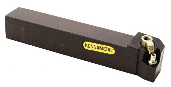 Kennametal - MWLN, Left Hand Cut, 5° Lead Angle, 25mm Shank Height x 25mm Shank Width, Negative Rake Indexable Turning Toolholder - 150mm OAL, WN..0604.. Insert Compatibility, Series Kenloc - Eagle Tool & Supply