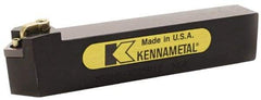 Kennametal - MSDN, Neutral Cut, 0° Lead Angle, 32mm Shank Height x 25mm Shank Width, Negative Rake Indexable Turning Toolholder - 170mm OAL, SN..1204.. Insert Compatibility, Series Kenloc - Eagle Tool & Supply