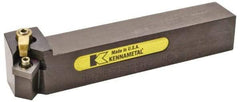 Kennametal - MSZN, Left Hand Cut, 25mm Shank Height x 25mm Shank Width, Negative Rake Indexable Turning Toolholder - 150mm OAL, SN..1204.. Insert Compatibility, Series Kenloc - Eagle Tool & Supply