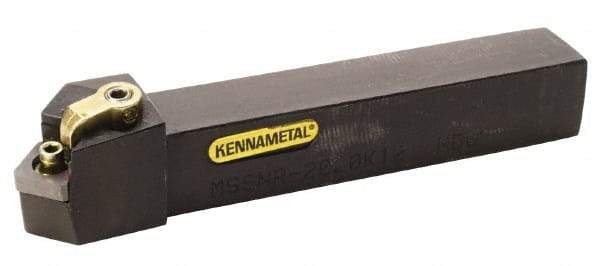 Kennametal - MSSN, Right Hand Cut, 45° Lead Angle, 20mm Shank Height x 20mm Shank Width, Negative Rake Indexable Turning Toolholder - 125mm OAL, SN..1204.. Insert Compatibility, Series Kenloc - Eagle Tool & Supply