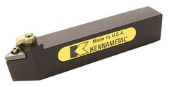 Kennametal - MTEN, Neutral Cut, 0° Lead Angle, 25mm Shank Height x 25mm Shank Width, Negative Rake Indexable Turning Toolholder - 150mm OAL, TN..2204.. Insert Compatibility, Series Kenloc - Eagle Tool & Supply