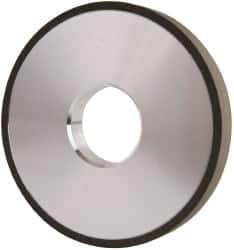 Made in USA - 4" Diam x 1-1/4" Hole x 1/2" Thick, N Hardness, 100 Grit Surface Grinding Wheel - Diamond, Type 1A1, Fine Grade - Eagle Tool & Supply
