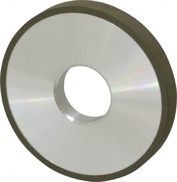 Made in USA - 4" Diam x 1-1/4" Hole x 1/2" Thick, N Hardness, 150 Grit Surface Grinding Wheel - Diamond, Type 1A1, Very Fine Grade - Eagle Tool & Supply