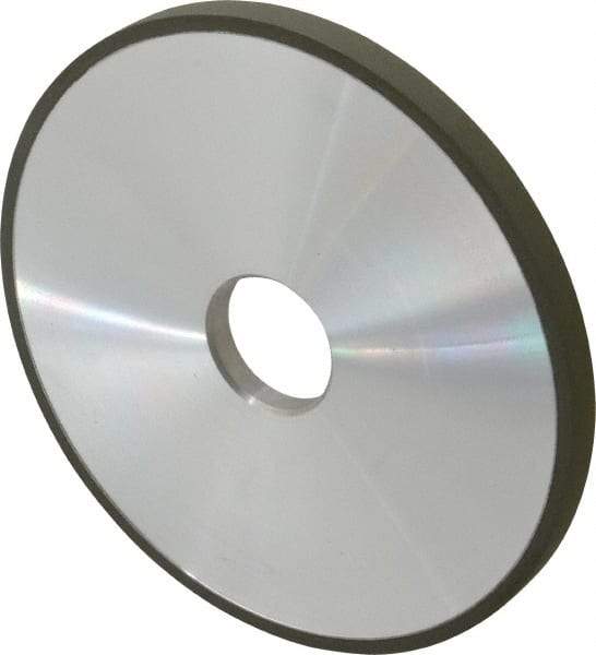 Made in USA - 6" Diam x 1-1/4" Hole x 3/8" Thick, N Hardness, 220 Grit Surface Grinding Wheel - Diamond, Type 1A1, Very Fine Grade - Eagle Tool & Supply