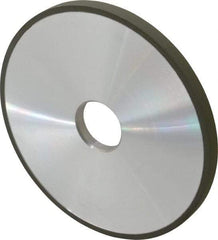 Made in USA - 6" Diam x 1-1/4" Hole x 3/8" Thick, N Hardness, 220 Grit Surface Grinding Wheel - Diamond, Type 1A1, Very Fine Grade - Eagle Tool & Supply