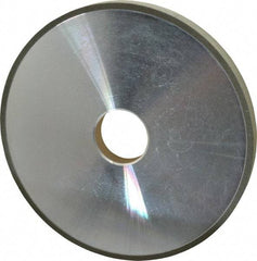 Made in USA - 6" Diam x 1-1/4" Hole x 1/2" Thick, N Hardness, 100 Grit Surface Grinding Wheel - Diamond, Type 1A1, Fine Grade - Eagle Tool & Supply