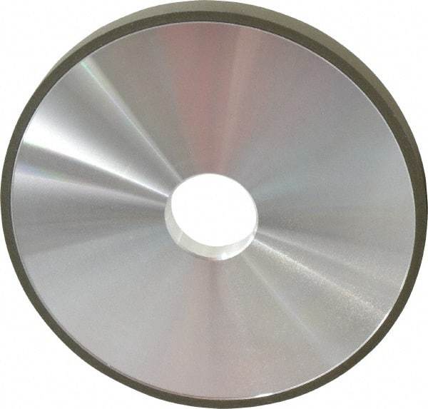 Made in USA - 6" Diam x 1-1/4" Hole x 1/2" Thick, N Hardness, 220 Grit Surface Grinding Wheel - Diamond, Type 1A1, Very Fine Grade - Eagle Tool & Supply