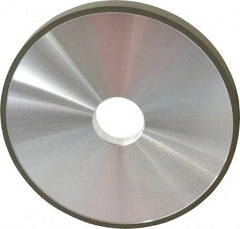 Made in USA - 6" Diam x 1-1/4" Hole x 1/2" Thick, N Hardness, 220 Grit Surface Grinding Wheel - Diamond, Type 1A1, Very Fine Grade - Eagle Tool & Supply