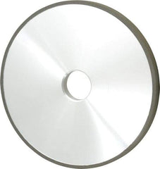Made in USA - 7" Diam x 1-1/4" Hole x 1/2" Thick, N Hardness, 100 Grit Surface Grinding Wheel - Diamond, Type 1A1, Fine Grade - Eagle Tool & Supply