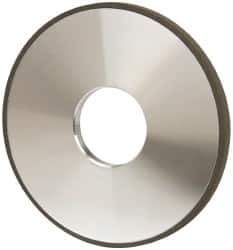 Made in USA - 4" Diam x 1-1/4" Hole x 1/4" Thick, N Hardness, 100 Grit Surface Grinding Wheel - Diamond, Type 1A1, Fine Grade - Eagle Tool & Supply