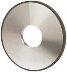 Made in USA - 4" Diam x 1-1/4" Hole x 1/4" Thick, N Hardness, 100 Grit Surface Grinding Wheel - Diamond, Type 1A1, Fine Grade - Eagle Tool & Supply