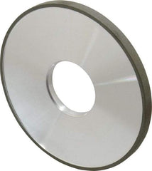 Made in USA - 4" Diam x 1-1/4" Hole x 1/4" Thick, N Hardness, 220 Grit Surface Grinding Wheel - Diamond, Type 1A1, Very Fine Grade - Eagle Tool & Supply