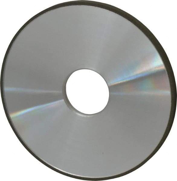 Made in USA - 5" Diam x 1-1/4" Hole x 1/4" Thick, N Hardness, 100 Grit Surface Grinding Wheel - Diamond, Type 1A1, Fine Grade - Eagle Tool & Supply