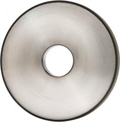 Made in USA - 5" Diam x 1-1/4" Hole x 1/2" Thick, N Hardness, 100 Grit Surface Grinding Wheel - Diamond, Type 1A1, Fine Grade - Eagle Tool & Supply