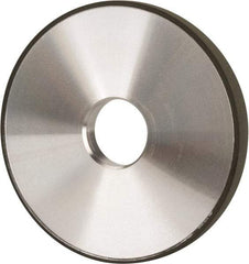 Made in USA - 5" Diam x 1-1/4" Hole x 1/2" Thick, N Hardness, 220 Grit Surface Grinding Wheel - Diamond, Type 1A1, Fine Grade - Eagle Tool & Supply