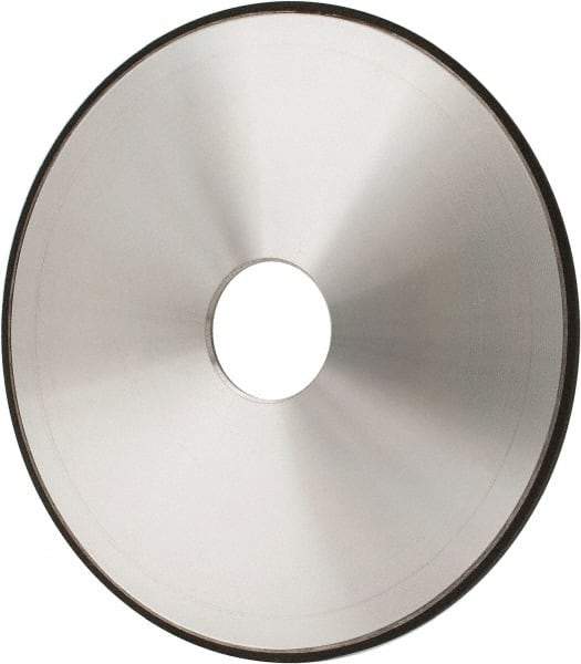 Made in USA - 6" Diam x 1-1/4" Hole x 1/8" Thick, N Hardness, 220 Grit Surface Grinding Wheel - Diamond, Type 1A1, Very Fine Grade - Eagle Tool & Supply