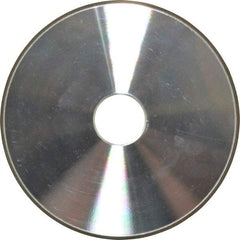 Made in USA - 6" Diam x 1-1/4" Hole x 1/4" Thick, N Hardness, 100 Grit Surface Grinding Wheel - Diamond, Type 1A1, Fine Grade - Eagle Tool & Supply