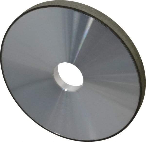 Made in USA - 6" Diam x 1-1/4" Hole x 1/2" Thick, N Hardness, 100 Grit Surface Grinding Wheel - Diamond, Type 1A1, Fine Grade - Eagle Tool & Supply