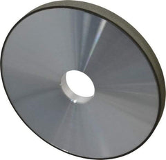 Made in USA - 6" Diam x 1-1/4" Hole x 1/2" Thick, N Hardness, 100 Grit Surface Grinding Wheel - Diamond, Type 1A1, Fine Grade - Eagle Tool & Supply