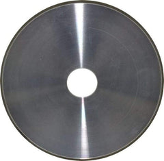 Made in USA - 7" Diam x 1-1/4" Hole x 1/4" Thick, N Hardness, 100 Grit Surface Grinding Wheel - Diamond, Type 1A1, Fine Grade - Eagle Tool & Supply