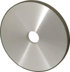 Made in USA - 7" Diam x 1-1/4" Hole x 1/2" Thick, N Hardness, 100 Grit Surface Grinding Wheel - Diamond, Type 1A1, Fine Grade - Eagle Tool & Supply