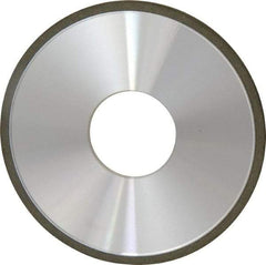 Made in USA - 4" Diam x 1-1/4" Hole x 1/8" Thick, N Hardness, 100 Grit Surface Grinding Wheel - Diamond, Type 1A1, Fine Grade - Eagle Tool & Supply
