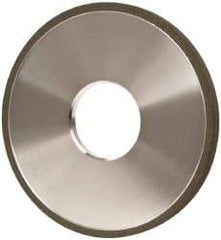 Made in USA - 4" Diam x 1-1/4" Hole x 1/4" Thick, N Hardness, 100 Grit Surface Grinding Wheel - Diamond, Type 1A1, Fine Grade - Eagle Tool & Supply