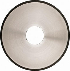Made in USA - 5" Diam x 1-1/4" Hole x 1/8" Thick, N Hardness, 100 Grit Surface Grinding Wheel - Diamond, Type 1A1, Fine Grade - Eagle Tool & Supply