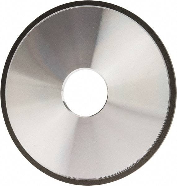 Made in USA - 5" Diam x 1-1/4" Hole x 1/8" Thick, N Hardness, 220 Grit Surface Grinding Wheel - Diamond, Type 1A1, Very Fine Grade - Eagle Tool & Supply