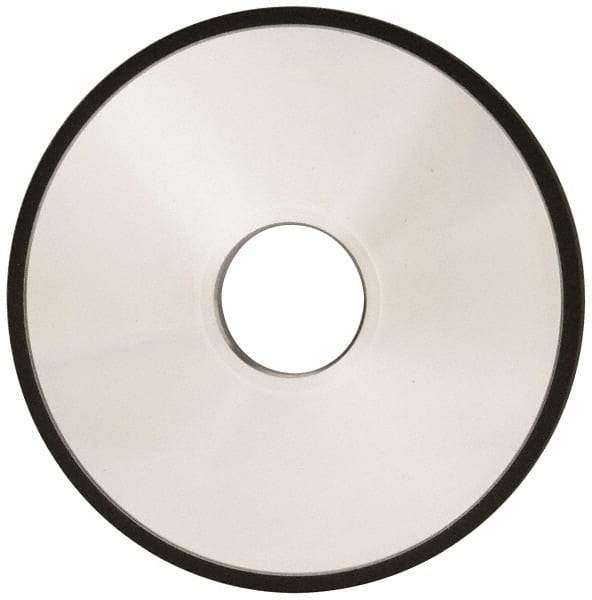 Made in USA - 5" Diam x 1-1/4" Hole x 1/4" Thick, N Hardness, 100 Grit Surface Grinding Wheel - Diamond, Type 1A1, Fine Grade - Eagle Tool & Supply
