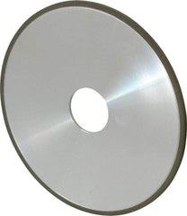 Made in USA - 6" Diam x 1-1/4" Hole x 1/8" Thick, N Hardness, 100 Grit Surface Grinding Wheel - Diamond, Type 1A1, Fine Grade - Eagle Tool & Supply