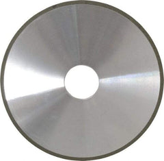 Made in USA - 6" Diam x 1-1/4" Hole x 1/8" Thick, N Hardness, 220 Grit Surface Grinding Wheel - Diamond, Type 1A1, Very Fine Grade - Eagle Tool & Supply