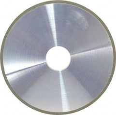 Made in USA - 6" Diam x 1-1/4" Hole x 3/16" Thick, N Hardness, 100 Grit Surface Grinding Wheel - Diamond, Type 1A1, Fine Grade - Eagle Tool & Supply